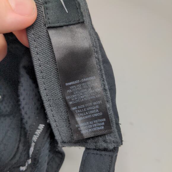 Nike Golf Tiki Bar Strapback Hat Embroidered Logo Spell Out Black OSFM SEE DESC - Picture 11 of 14